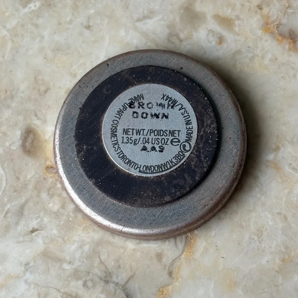 MAC Eyeshadow Pan 1.35g Brown Down‎ Matte Dark Espresso Brown